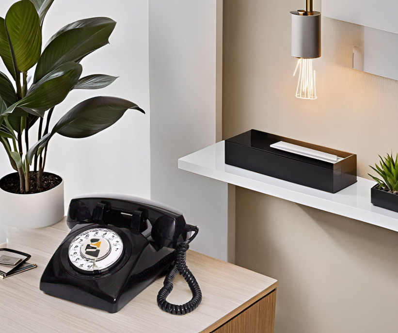 Ooma Telo Air + Linx + Rotary Phone Bundle